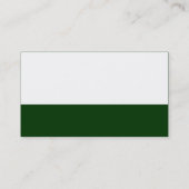 Carte De Visite Restauration rapide - Vert foncé (Dos)
