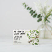 Carte De Visite Restauration Restaurant Café Bistro Restauration (Debout devant)