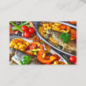 Carte De Visite Restauration Restaurant de fruits de mer (Dos)