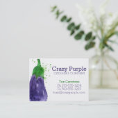 Carte De Visite restauration végétale de chef de nourriture (Debout devant)