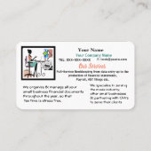 Carte De Visite Restez Calme & Embauchez un Comptable / Experts-Co (Dos)