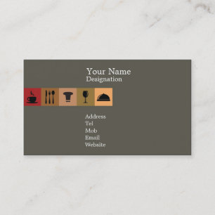 Carte De Visite Resturant/carte de visite de restauration