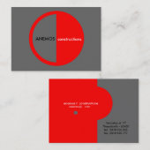 Carte De Visite résumé (Devant / Derrière)