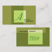 Carte De Visite résumé (Devant / Derrière)