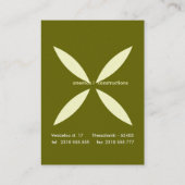 Carte De Visite résumé (Dos)