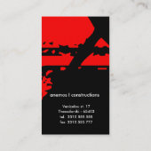 Carte De Visite résumé (Dos)