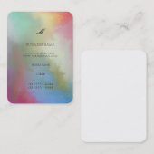 Carte De Visite Résumé coloré (Devant / Derrière)