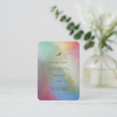 Carte De Visite Résumé coloré (Debout devant)