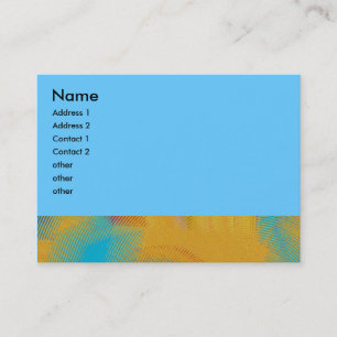 Carte De Visite résumé coloré