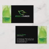 Carte De Visite Résumé - nature (Devant / Derrière)