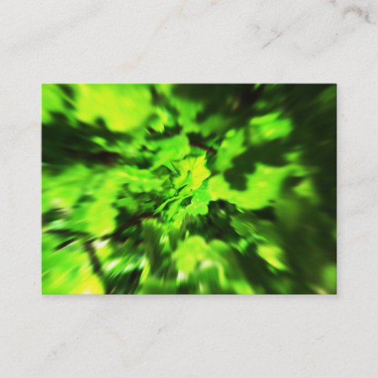 Carte De Visite Résumé vert clair (Devant)