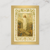 Carte De Visite Résurrection du Mémorial funéraire catholique du C (Devant)