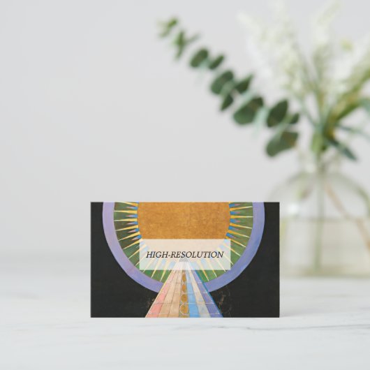 Carte De Visite Retable, Groupe X, No.1 par Hilma af Klint (Debout devant)