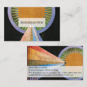 Carte De Visite Retable, Groupe X, No.1 par Hilma af Klint (Devant / Derrière)