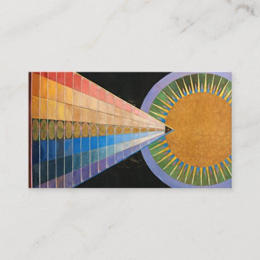 Carte De Visite Retable, Groupe X, No.1 par Hilma af Klint (Devant)