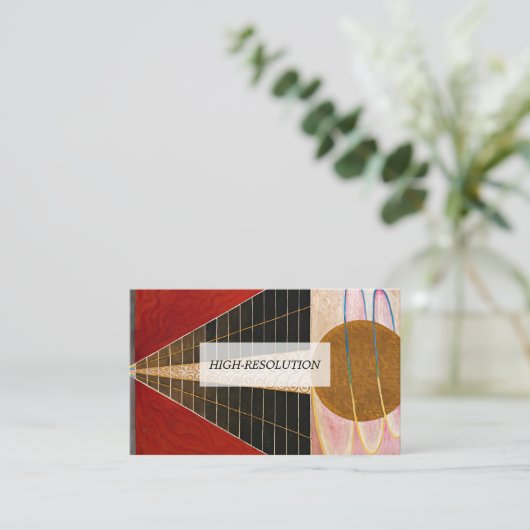 Carte De Visite Retable, Groupe X, No.2 par Hilma af Klint (Debout devant)