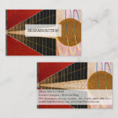 Carte De Visite Retable, Groupe X, No.2 par Hilma af Klint (Devant / Derrière)