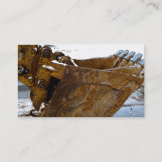 Carte De Visite Retouche de excavation de construction de fosses