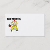 Carte De Visite Retour à l'école (Dos)