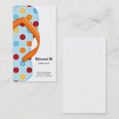 Carte De Visite Retourner le dispositif de protection (Devant / Derrière)