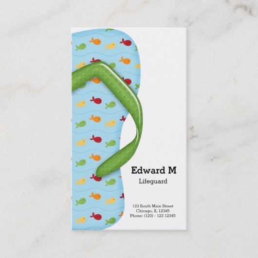 Carte De Visite Retourner le dispositif de protection (Devant)