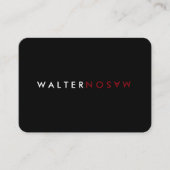 Carte De Visite Retourner lettre (Devant)