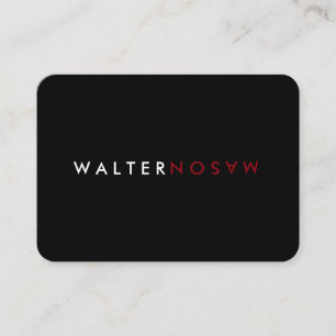 Carte De Visite Retourner lettre