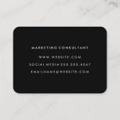 Carte De Visite Retourner lettre (Dos)