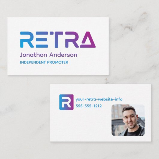Carte De Visite Retra (Devant / Derrière)