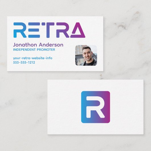 Carte De Visite Retra (Devant / Derrière)