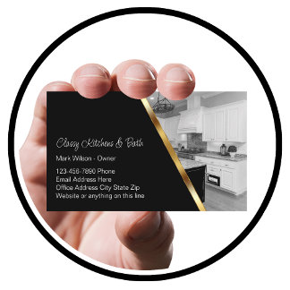 Carte De Visite Retrait De Cuisine Et De Bain Classique