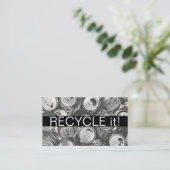 Carte De Visite Retrait de la ferraille de la jonque de recyclage (Debout devant)