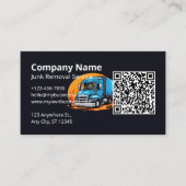 Carte De Visite Retrait de la junk du logo (Devant)