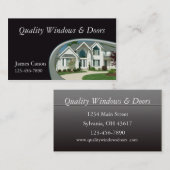 Carte De Visite Retrait de la maison (Devant / Derrière)