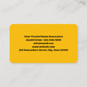 Carte De Visite 🏠︎ Retrait de la maison (Dos)