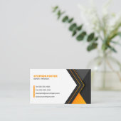 Carte De Visite Retrait de l'entrepreneur en rénovation résidentie (Debout devant)