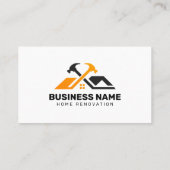 Carte De Visite Retrait de l'entrepreneur en rénovation résidentie (Dos)