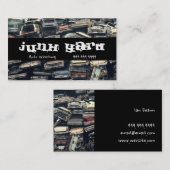 Carte De Visite Retrait de l'érection automatique de l'érection du (Devant / Derrière)