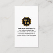 Carte De Visite Retrait de peinture murale Peeling (Dos)
