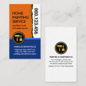 Carte De Visite Retrait de peinture murale Peeling (Devant / Derrière)