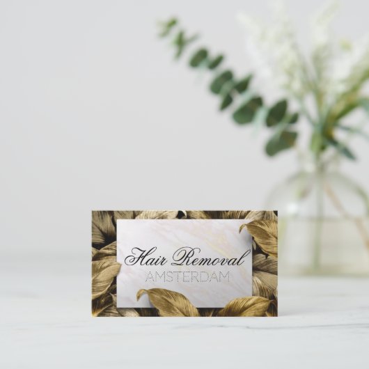 Carte De Visite Retrait des cheveux (Debout devant)