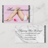 Carte De Visite Retrait des cheveux (Devant / Derrière)