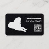 Carte De Visite Retrait des déchets d'animaux QR (Devant)