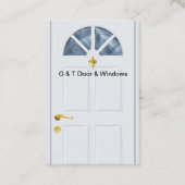 Carte De Visite Retrait Des Fenêtres Et Des Portes Classiques (Devant)