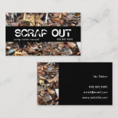 Carte De Visite Retrait du coffre de recyclage du triage de métal (Devant / Derrière)