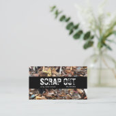 Carte De Visite Retrait du coffre de recyclage du triage de métal  (Debout devant)