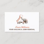 Carte De Visite Retrait du coffre du camion (Devant)