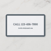 Carte De Visite Retrait Du Retrait Du Retrait Du Retrait Et Du Ref (Dos)