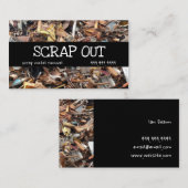 Carte De Visite Retrait du triage de métal Retrait du segment de r (Devant / Derrière)