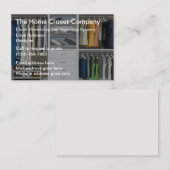 Carte De Visite Retrait Et Organisation Des Vêtements De Maison (Devant / Derrière)